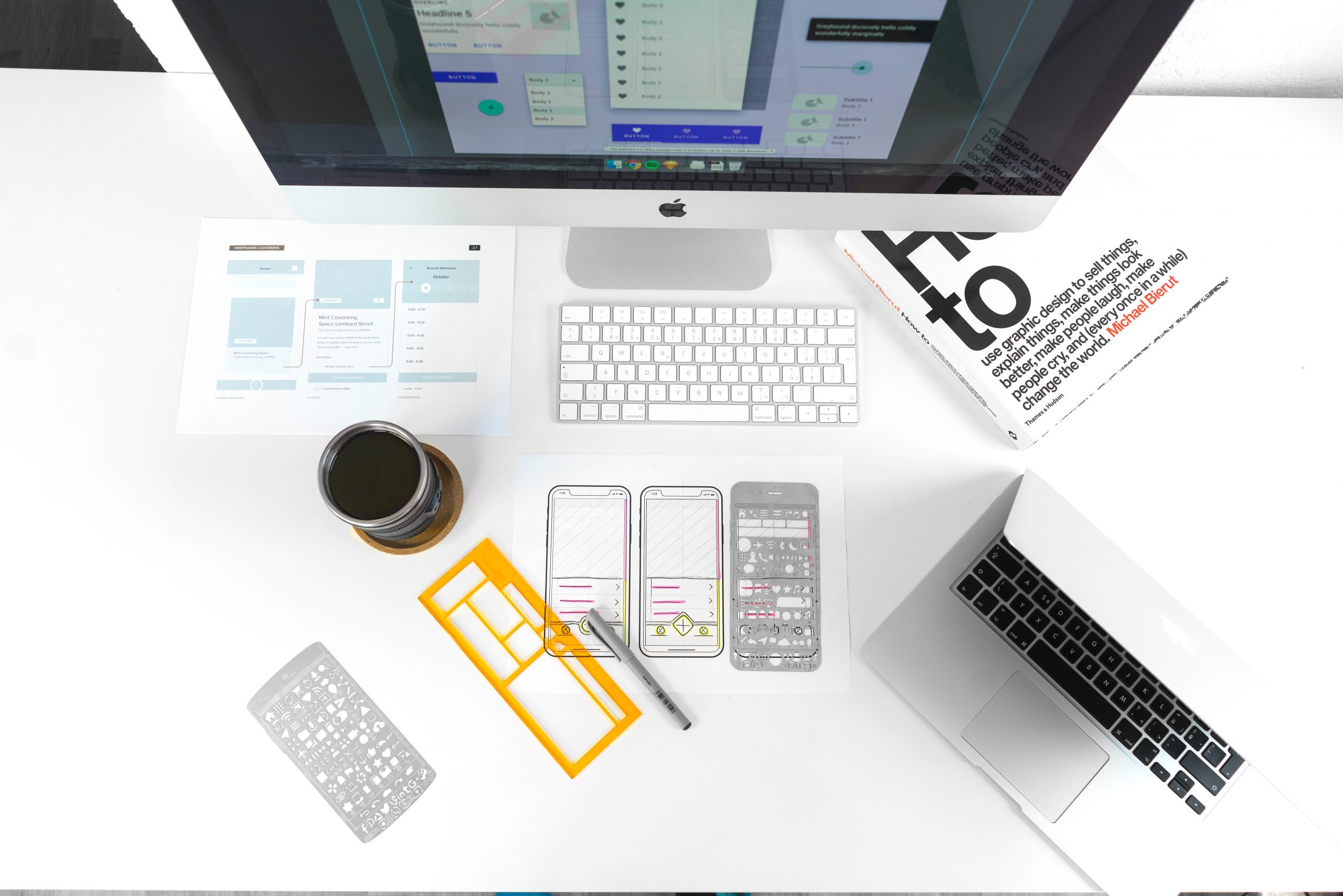 Remote product design tools on a desk